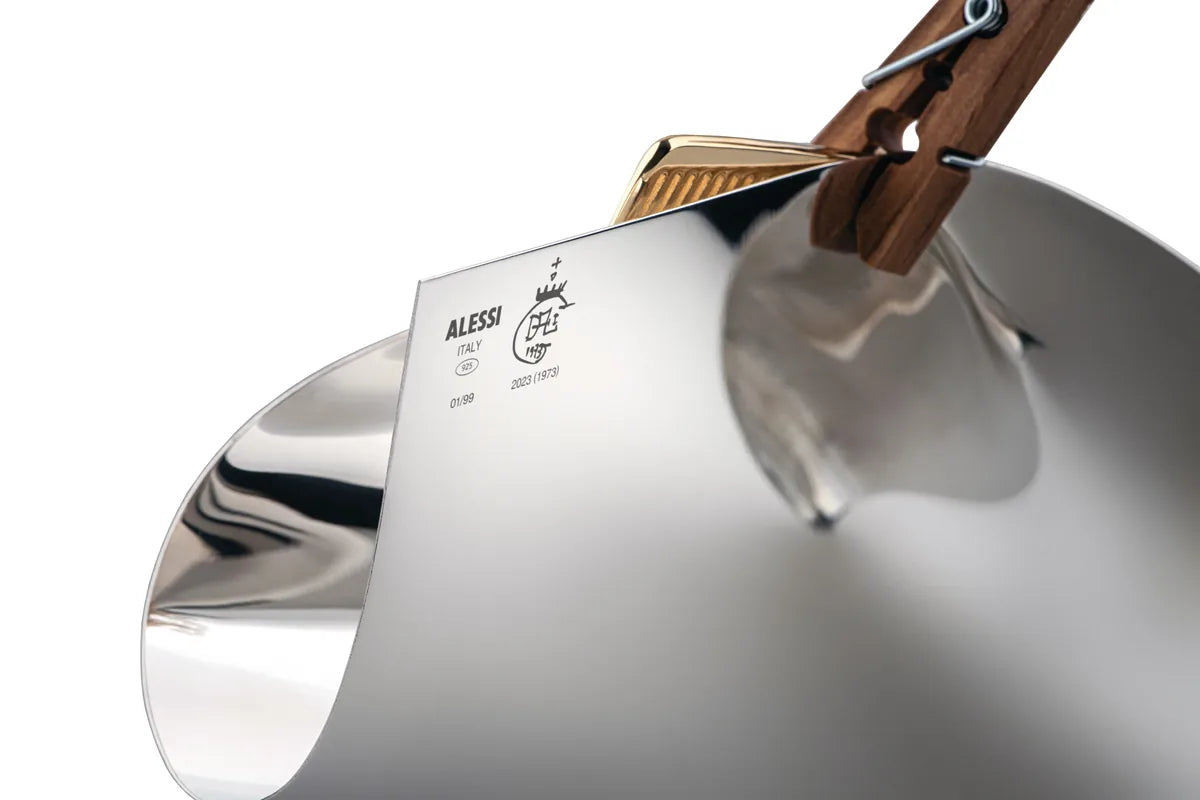 Alessi — SD01 | Vaso Dalí, multiplo in argento e legno d'ulivo — vista principale