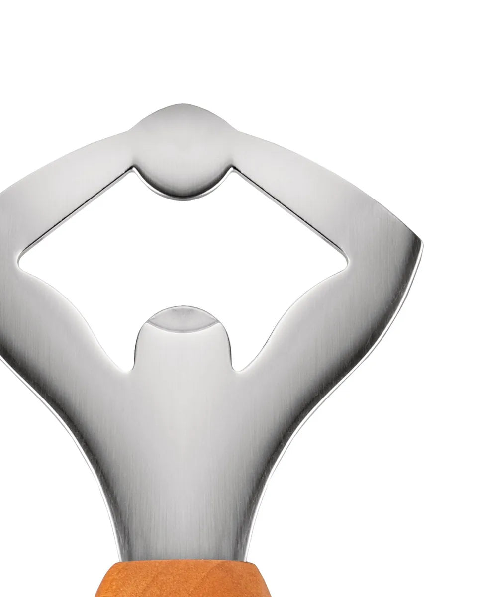 Alessi — Ercolino AB07 | Apribottiglie Acciaio e Betulla — vista principale