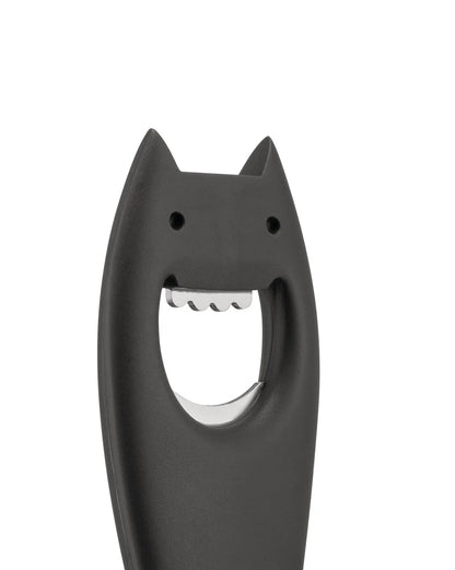 Alessi — Diabolix ABC01 B | Apribottiglie in resina antracite — vista principale