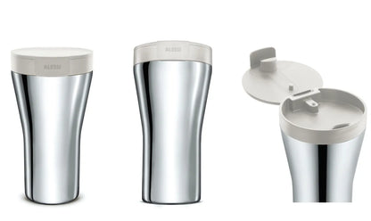 Alessi — Caffa GIA24 W | Travel mug termico bianco Iacchetti — vista principale