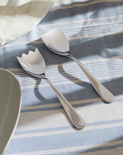 Alessi — Nuovo Milano 5180/14 | Posate da insalata Sottsass 18/10 — vista principale