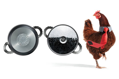 Alessi — Dressed MW200/28 | Coperchio in acciaio inox 18/10 Wanders — vista principale
