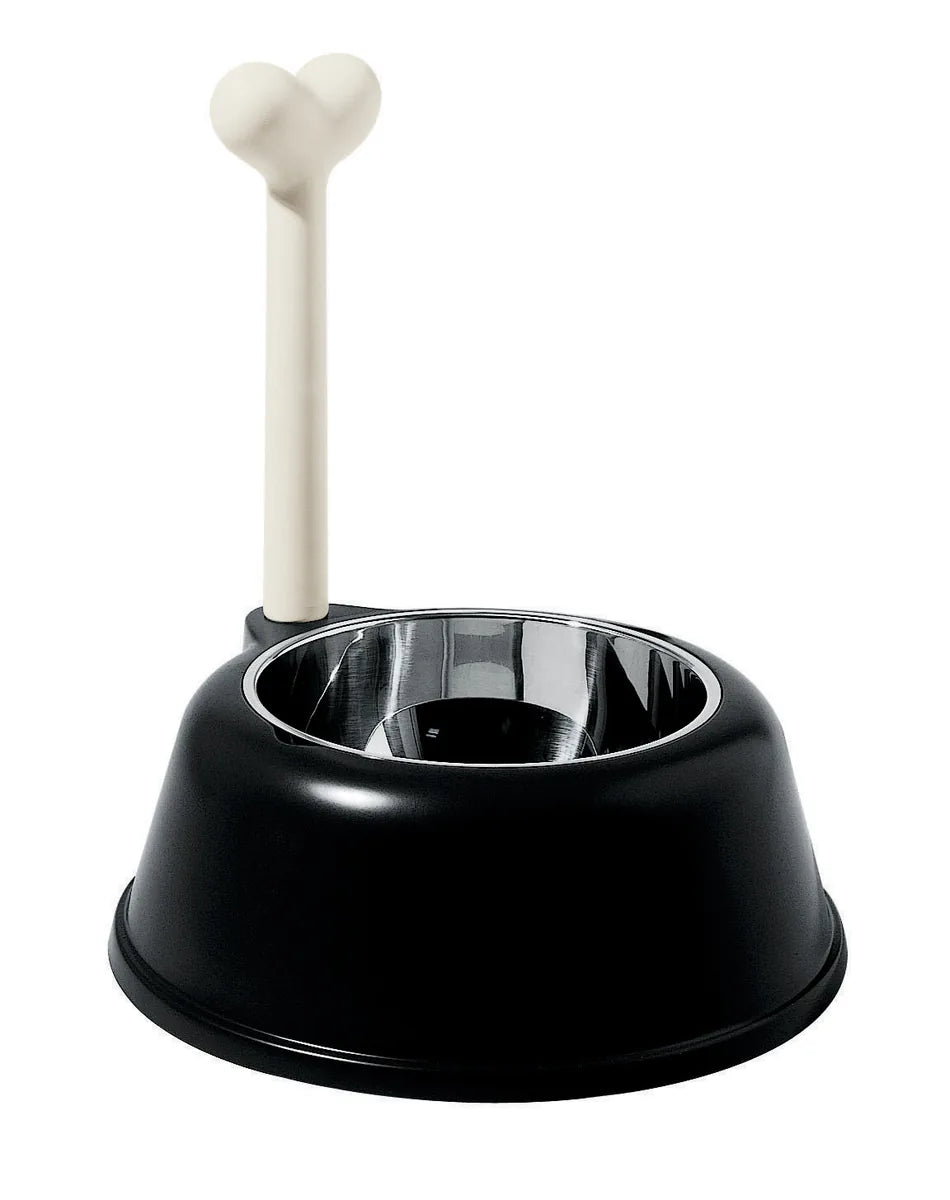 Alessi — Lupita AMMI02 B | Ciotola design per cani, nero — vista principale