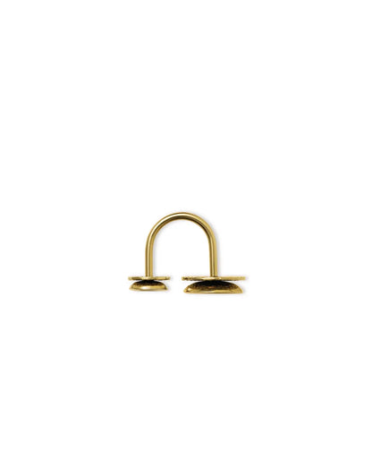 Alessi — Acta ESA03 ESA03 1M | Anello in acciaio PVD oro Salmistraro — vista principale