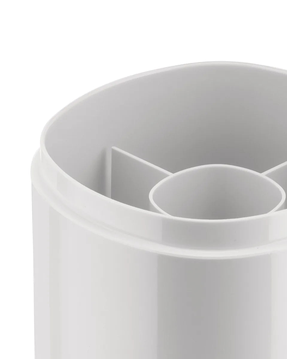 Alessi — Birillo PL09 W | Porta cotton fioc in PMMA bianco — vista principale