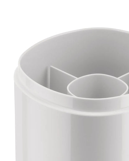 Alessi — Birillo PL09 W | Porta cotton fioc in PMMA bianco — vista principale