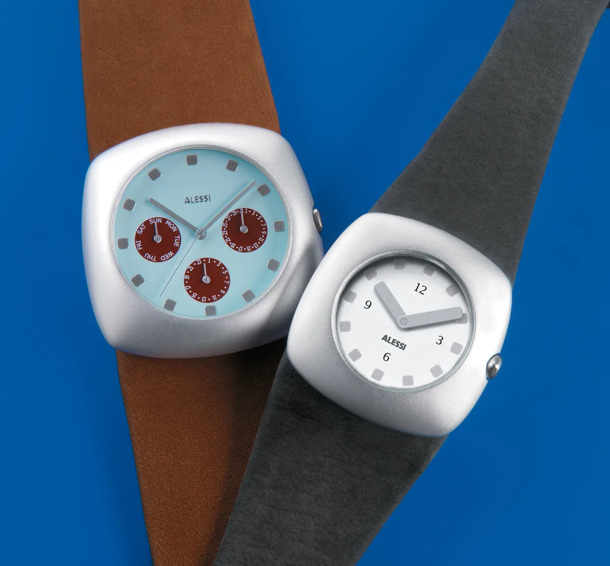 Alessi — Callisto AL2003 | Orologio da polso oro opaco e arancio — vista principale