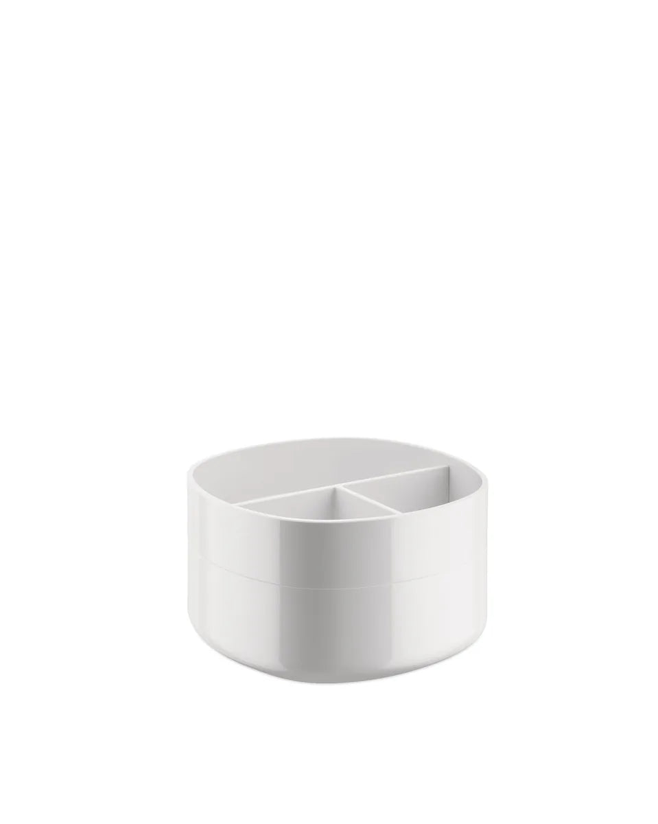 Alessi — Birillo PL17 W | Contenitore da bagno in PMMA bianco — vista principale