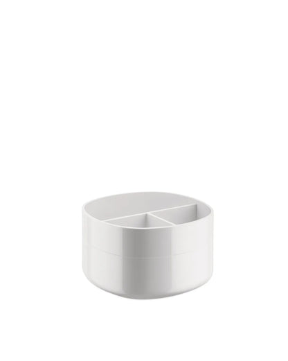 Alessi — Birillo PL17 W | Contenitore da bagno in PMMA bianco — vista principale