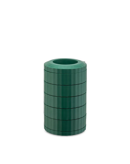 Alessi — Plissé MDL19 GR | Portacapsule rotante verde De Lucchi — design italiano Alessi