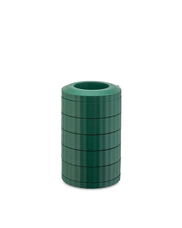 Alessi — Plissé MDL19 GR | Portacapsule rotante verde De Lucchi — Alessi