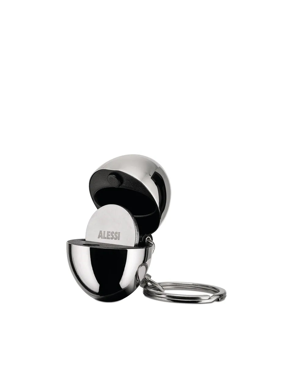 Alessi — Bon Bon FA07 | Portachiavi in acciaio e resina — vista principale