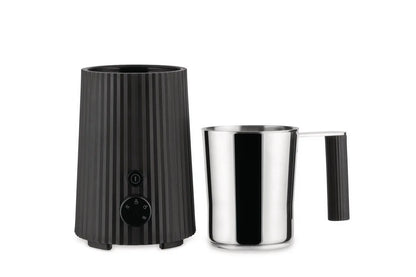 Alessi — Plissé MDL13 B | Cappuccinatore ad induzione nero De Lucchi — vista principale