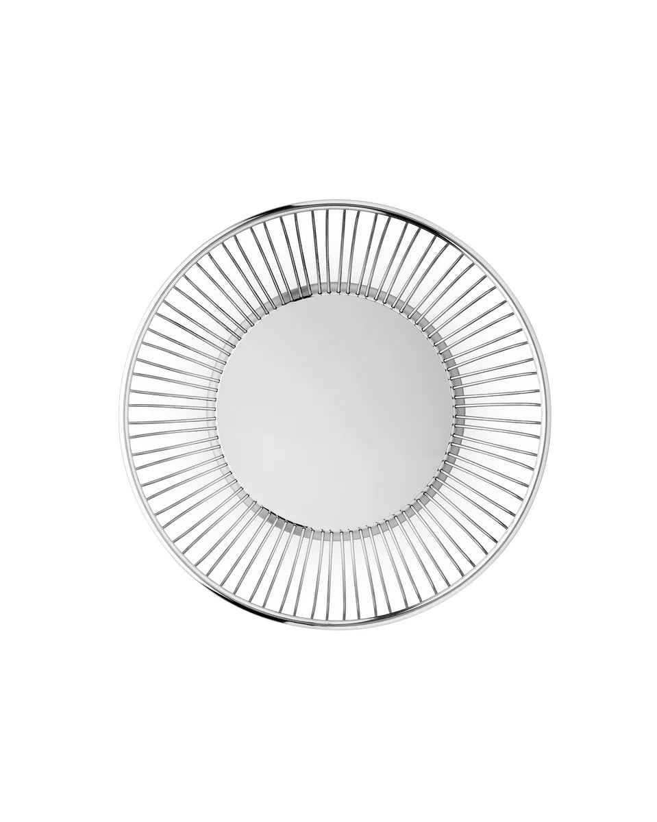 Alessi — 826/20 | Cestino rotondo a filo in acciaio inox — vista principale
