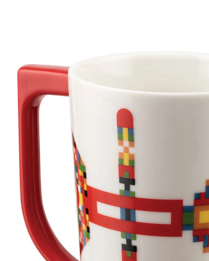 Alessi — Holyhedrics ESA09 1 | Mug in porcellana decorata Salmistraro — vista principale