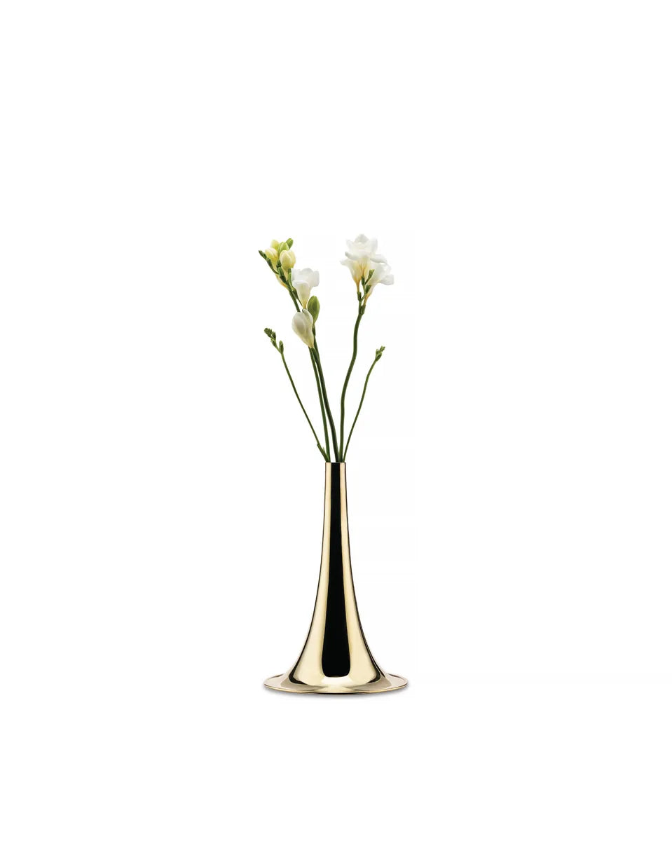 Alessi — Trumpet ITM04 BR | Vaso in ottone tornito Il Tornitore Matto — vista principale