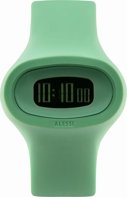 Alessi — Jak AL25003 | Orologio da polso in poliuretano bianco — vista principale
