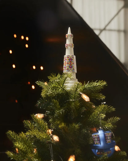 Alessi — Vertigo ESA07 | Puntale Natale in vetro soffiato — vista principale