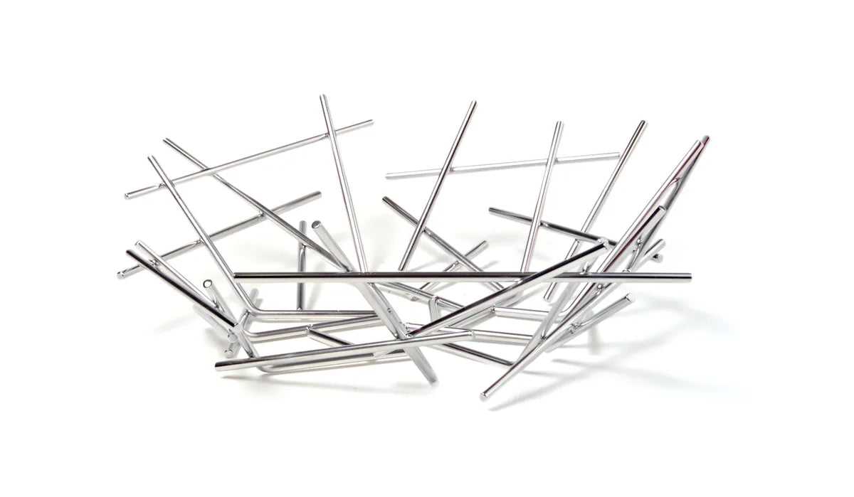 Alessi — Blow Up FC02 | Cestino in acciaio inox Campana — vista principale