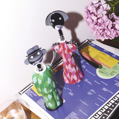 Alessi — Anna G. Arborea AM01A 7 | Cavatappi AlkiPaper® e zama cromata — vista principale