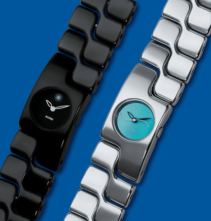 Alessi — Mariposa AL15000 | Orologio da polso acciaio lucido — vista principale