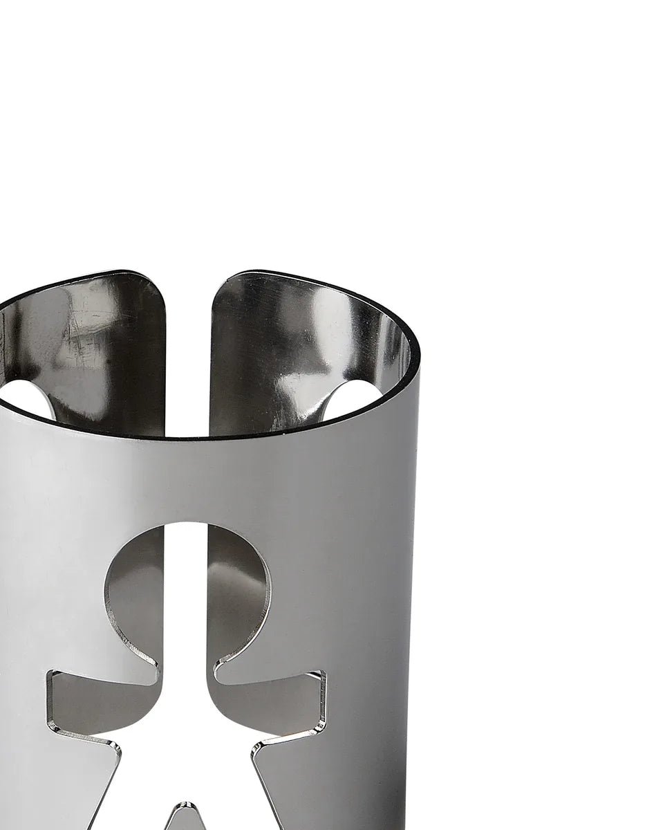 Alessi — Girotondo AKK84S2 W | Set portatovaglioli bianchi King-Kong — vista principale