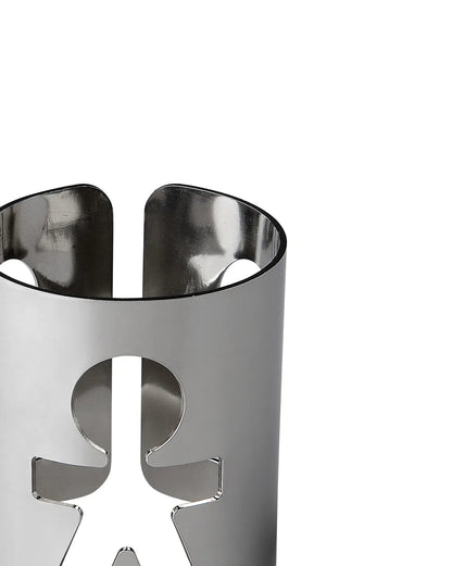 Alessi — Girotondo AKK84S2 W | Set portatovaglioli bianchi King-Kong — vista principale