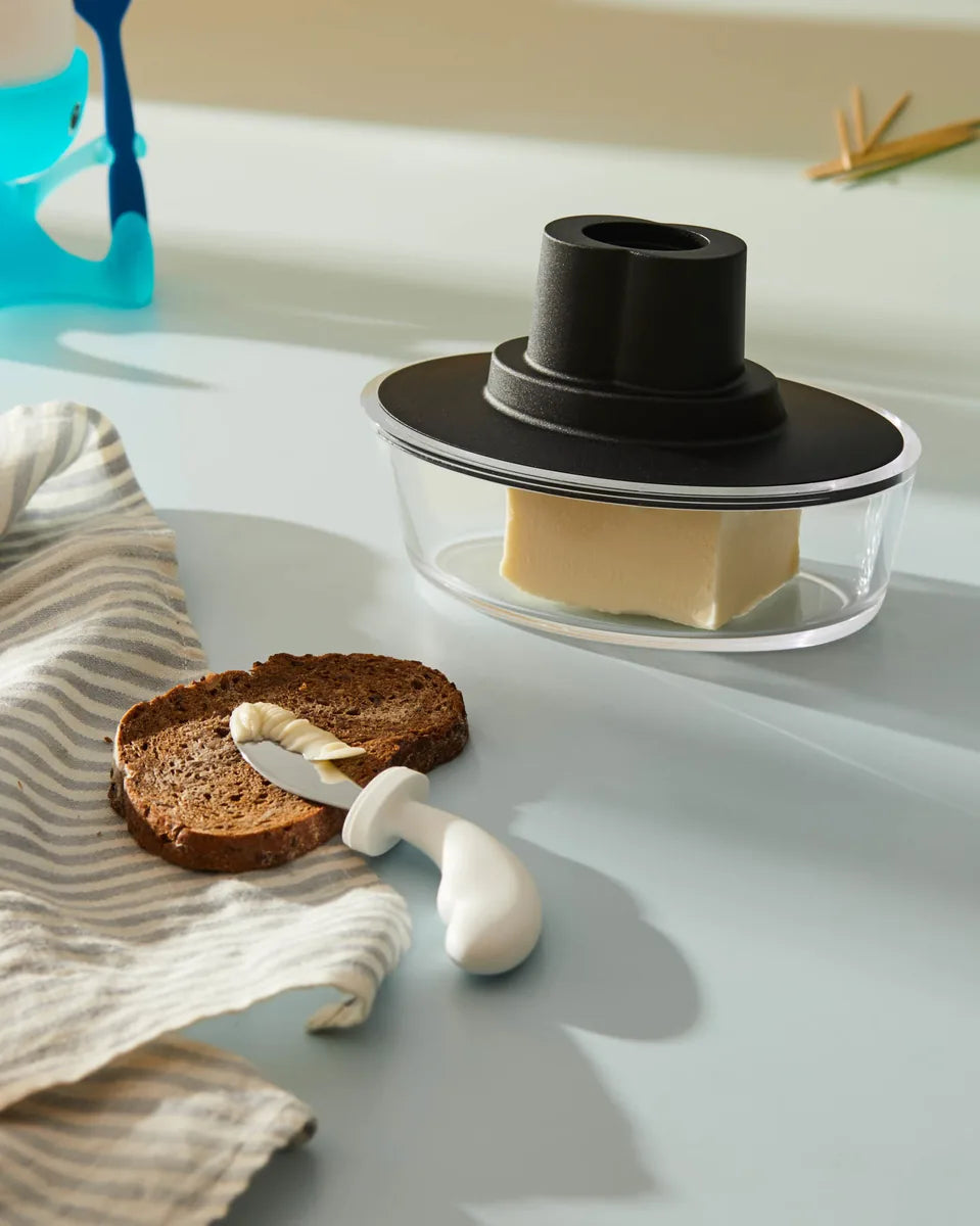 Alessi — Ship Shape ASG13 B | Contenitore da tavola in resina nera — vista principale