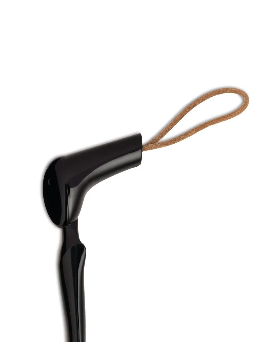 Alessi — Germano AHC01 B | Calzascarpe in resina termoplastica nero — vista principale