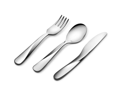Alessi — Giro Kids UNS06S3 | Set posate bambino acciaio 18/10 — vista principale