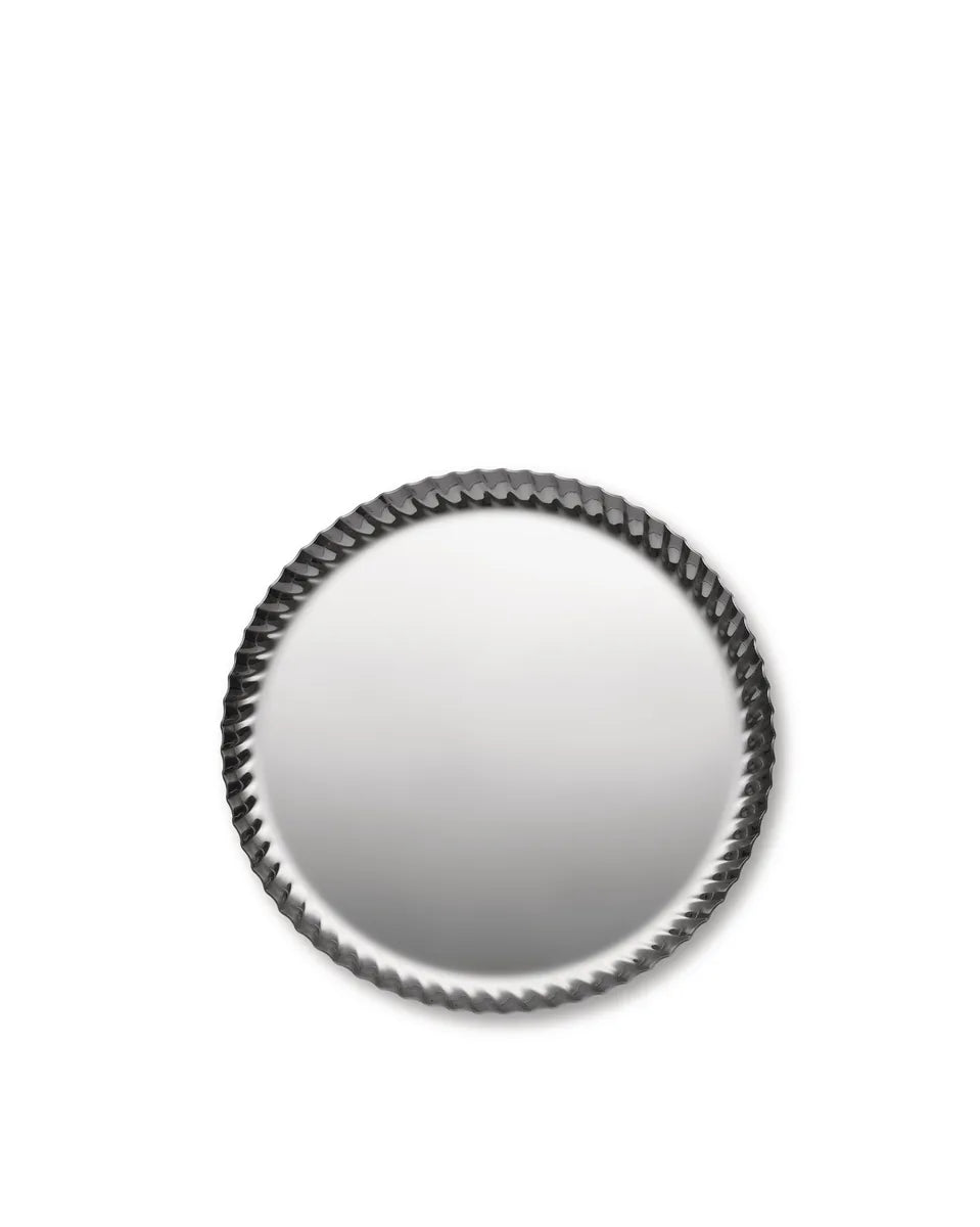 Alessi — Pleats JK02/23 | Vassoio rotondo in acciaio inox — vista principale