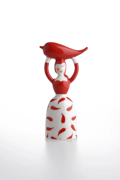 Alessi — Ciro il Pulcinella AMGI50 1 | Statuina in porcellana dipinta — vista principale