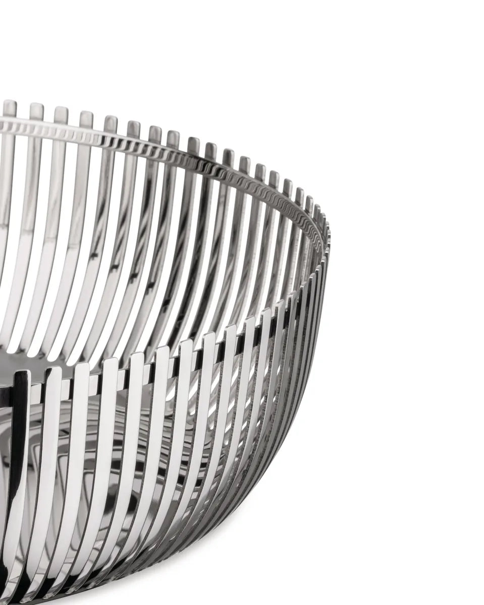 Alessi — PCH02/23 | Cestino da tavola Charpin in acciaio inox — vista principale