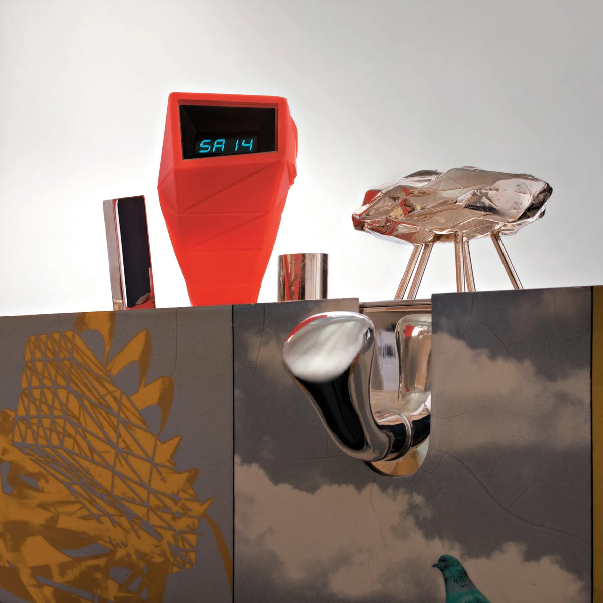 Alessi — Daytimer AL22004 | Orologio da polso in poliuretano bianco — vista principale