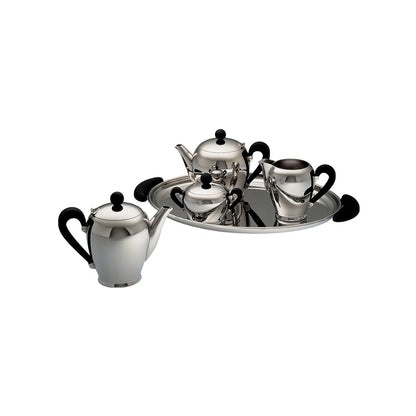 Alessi — Bombé CA12/8 | Teiera in acciaio inox lucido — vista principale