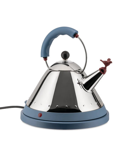 Alessi — MG32 MG32 AZ | Bollitore elettrico Graves acciaio azzurro — vista principale