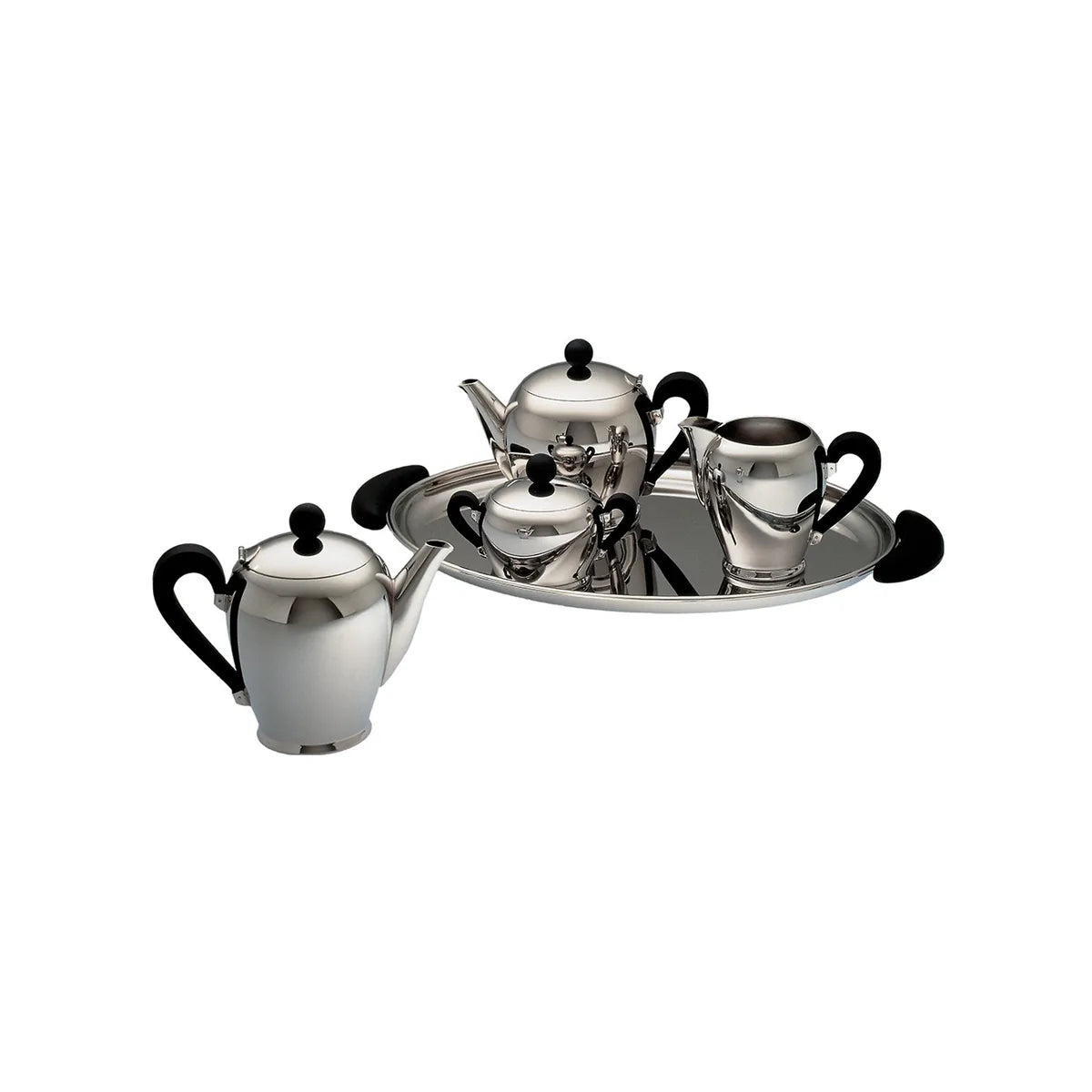 Alessi — Bombé CA11/8 | Caffettiera in acciaio inox lucido — vista principale