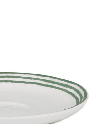 Alessi — Acquerello AGV31/77 | Sottotazza caffè in bone china decorata — vista principale