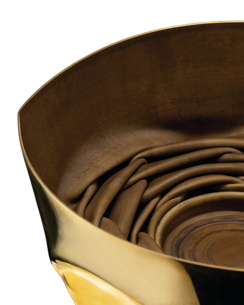 Alessi — Compressioni ITM17 | Contenitore in ottone tornito — vista principale