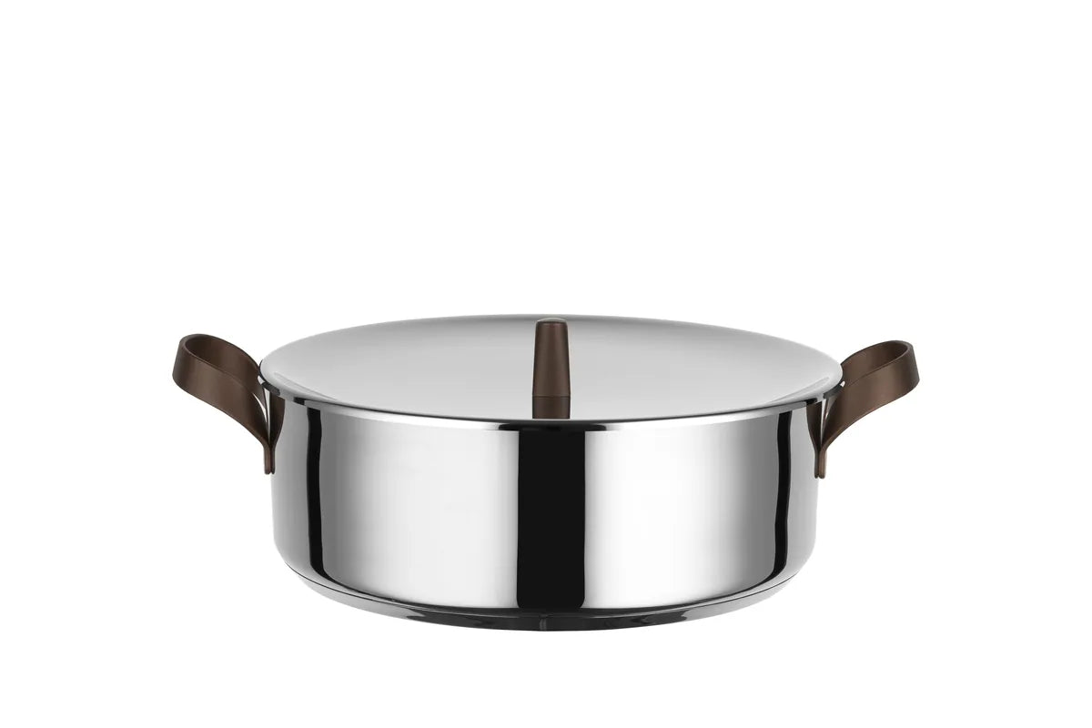 Alessi — Edo PU102/24 | Casseruola bassa Urquiola in acciaio — vista principale