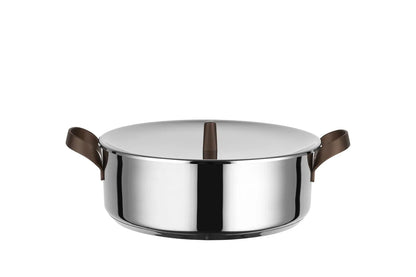 Alessi — Edo PU102/24 | Casseruola bassa Urquiola in acciaio — vista principale