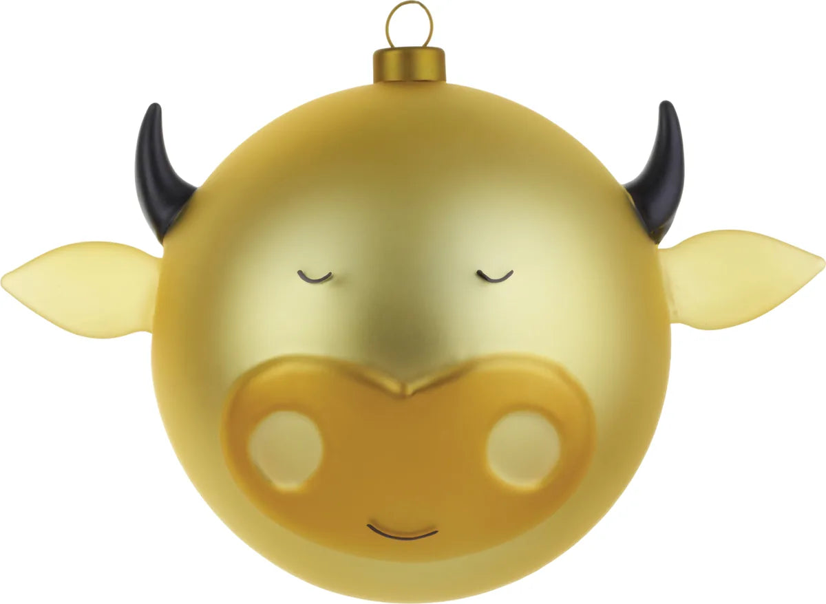 Alessi — AMJ13 4 | Bue, palla di Natale in vetro soffiato — vista principale