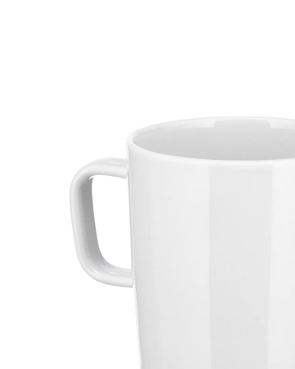 Alessi — PlateBowlCup AJM28/89 | Mug in porcellana bianca Jasper Morri — vista principale