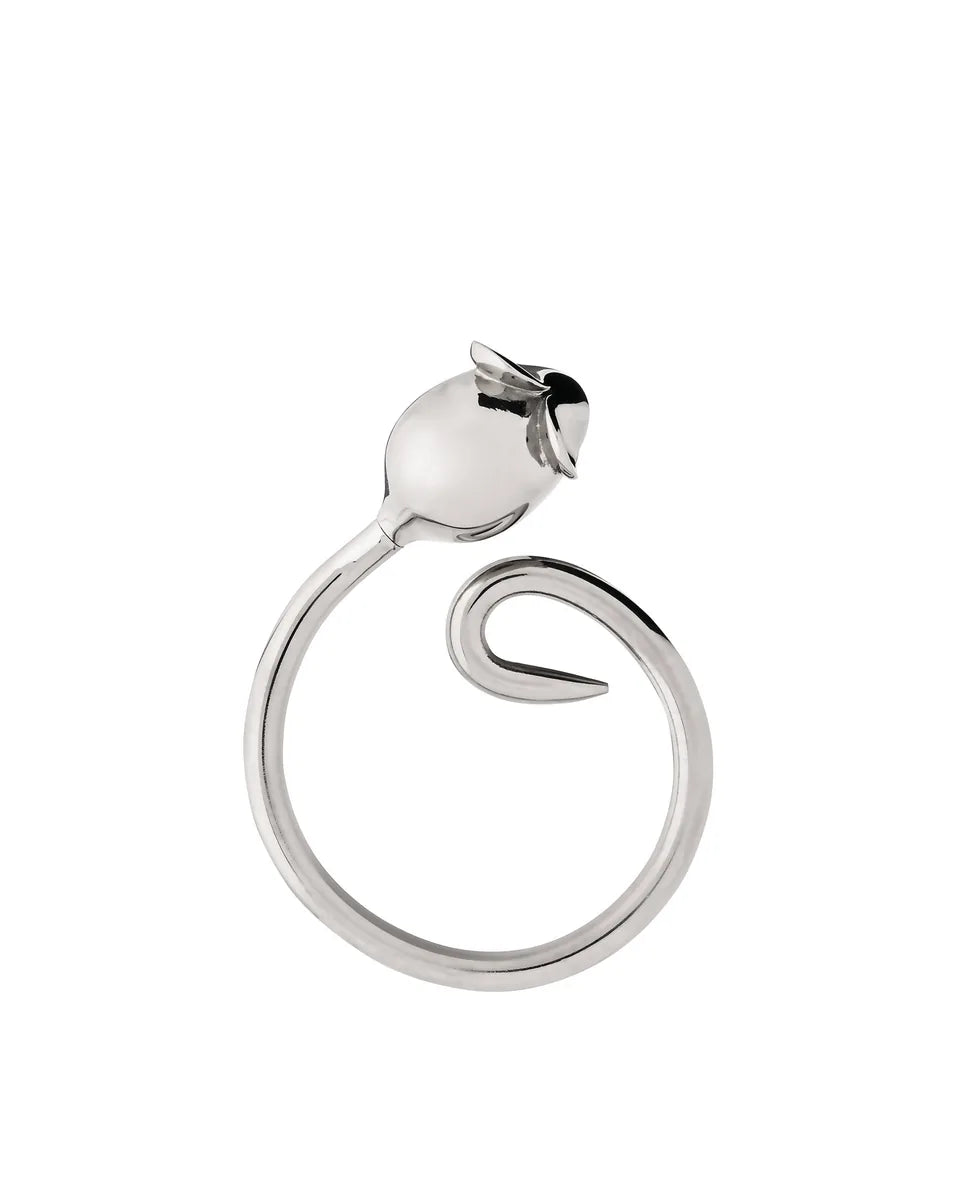 Alessi — Pip FGO02 | Portachiavi in acciaio inox lucido — vista principale