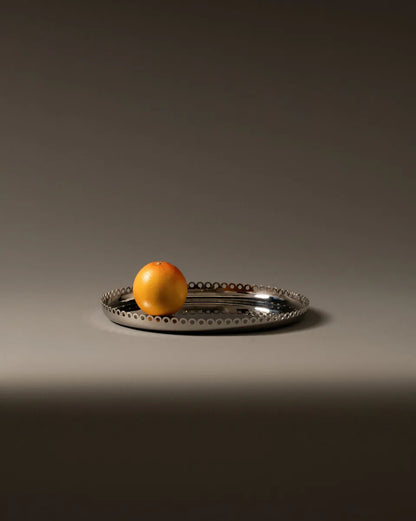 Alessi — Edges ITM09 BR | Vassoio in acciaio inox dorato PVD — vista principale
