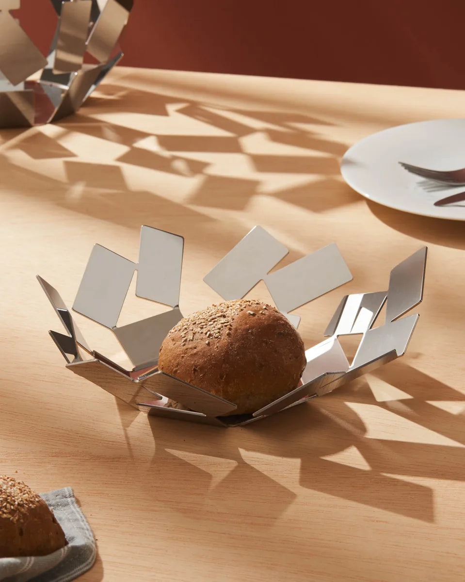 Alessi — MT01 W | La Stanza dello Scirocco, cestino bianco Trimarchi — vista principale