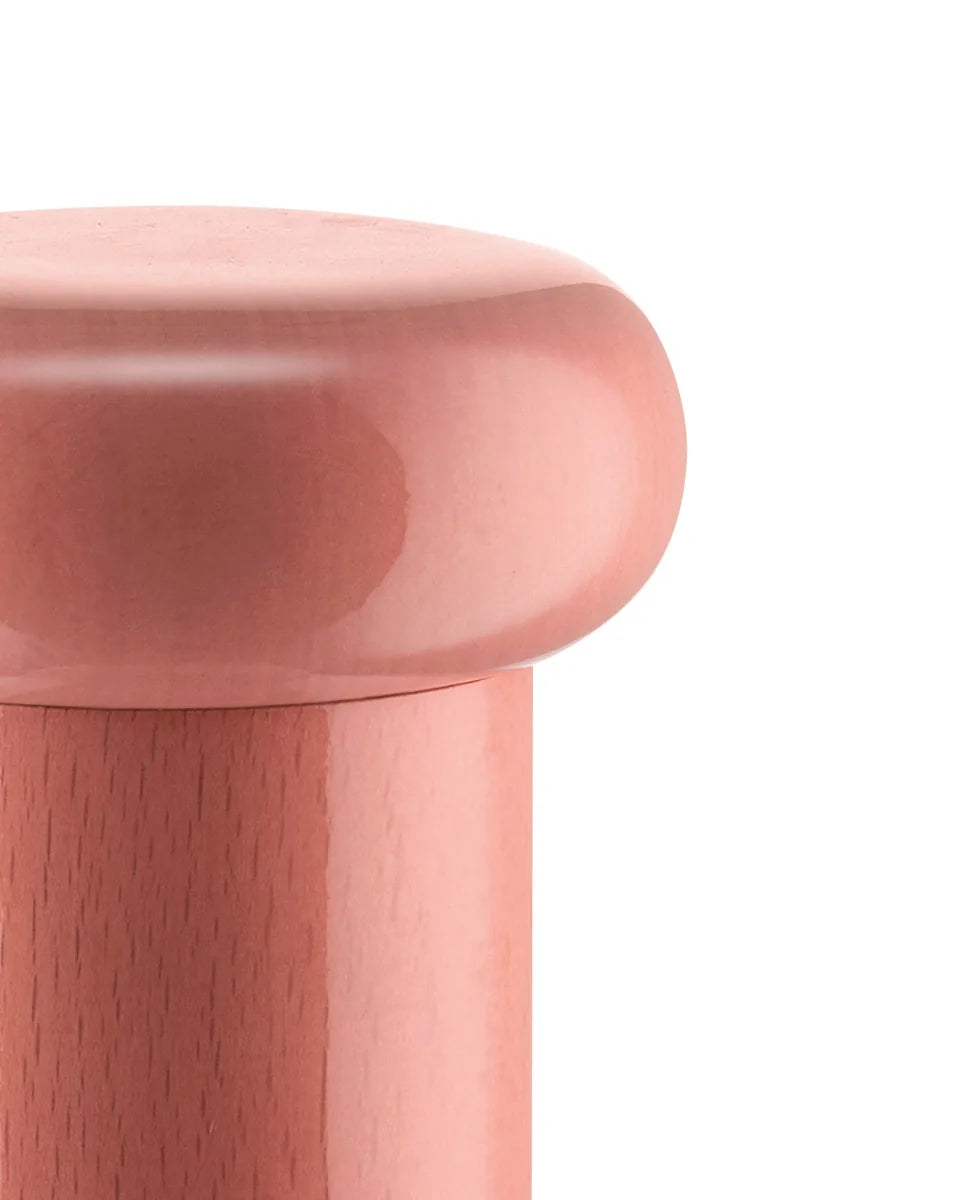 Alessi — ES19 2 | Macinasale in legno di faggio rosa Sottsass — vista principale