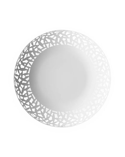 Alessi — CACTUS! MSA04/29 W | Fruttiera traforata in bianco Super Whit — vista principale