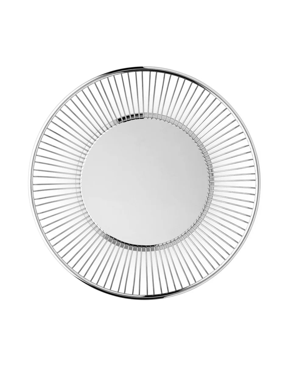 Alessi — 826/24 | Cestino a filo rotondo in acciaio inox — vista principale