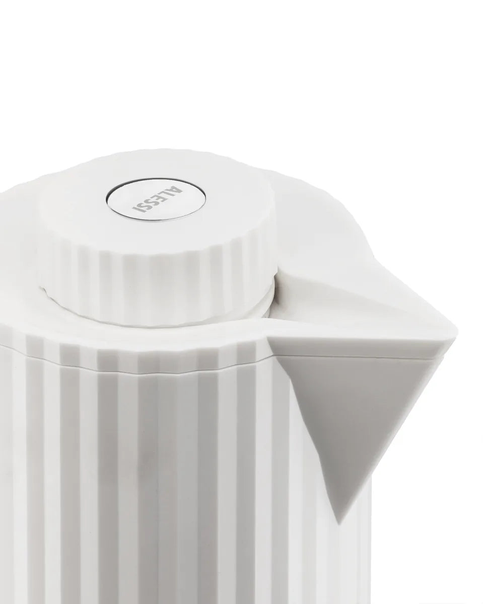 Alessi — Plissé MDL12 W | Caraffa termoisolante bianca De Lucchi — vista principale